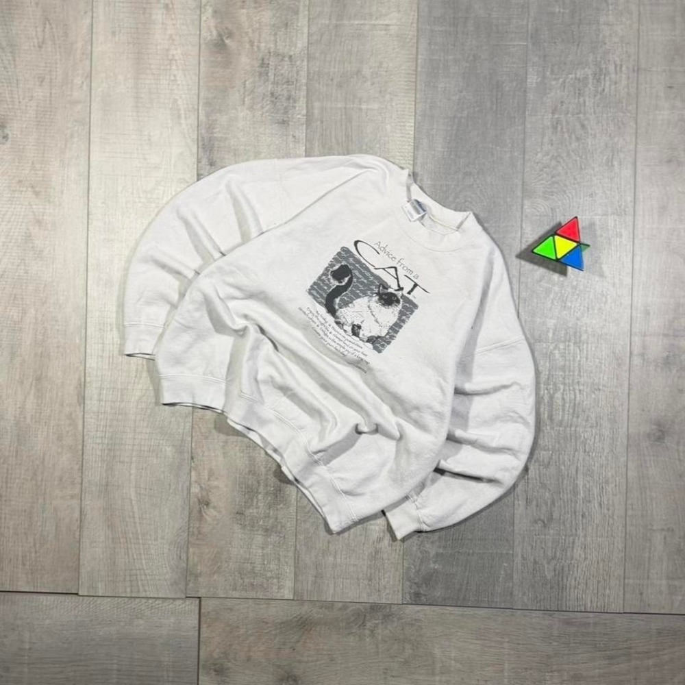2000s super cute cat nature wildlife cottage core grandma‎ sweater shirt